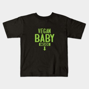 Vegan Baby Inside Kids T-Shirt